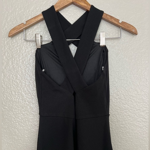 Keep You Enchanted Black Cutout Halter Mermaid Maxi Dress - Picture 6 of 9